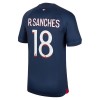 Original Fußballtrikot Paris Saint-Germain 2023-24 R.Sanches 18 Heimtrikot Für Herren